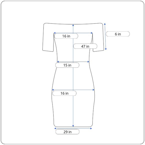 Prettygarden Off-Shoulder Light Blue Maxi Dress With Smocked Bodice Size L - New - Picture 9 of 9